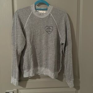 Grey weekend crew neck sweatshirt size small